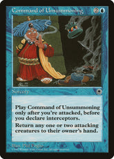 Command of Unsummoning / Command of Unsummoning - Magic: The Gathering - MoxLand